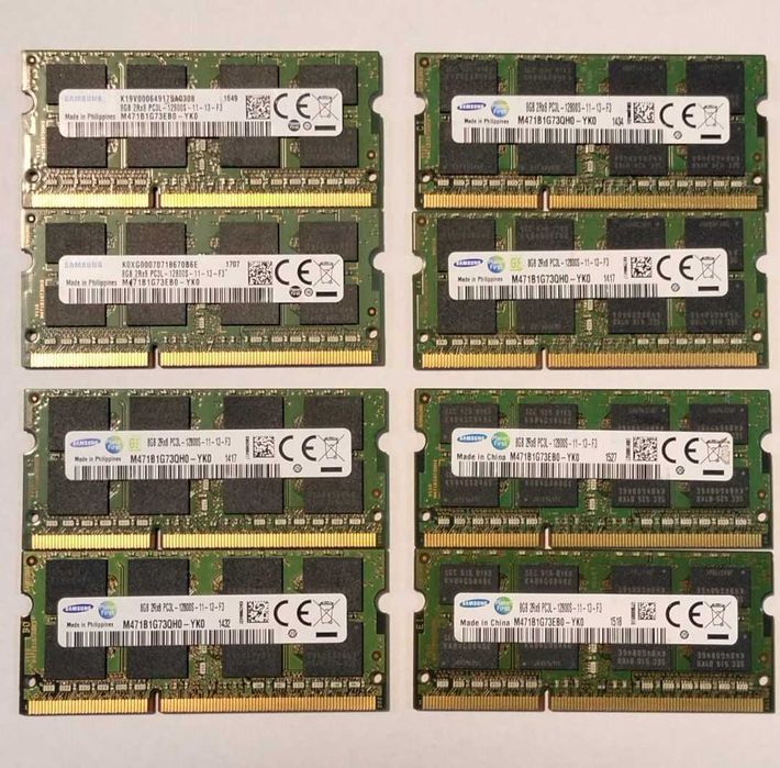 Memorii 16GB DDR3L, kit 2 x 8GB DDR3L 1600 sodimm, pentru Laptop
