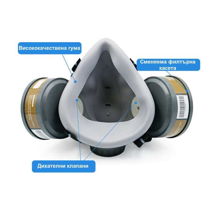 Полулицева респираторна защитна маска 308A