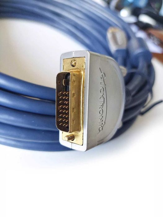 Продавам кабел Clicktronic HDMI to DVI cable 10 meters 24K Gold Plated
