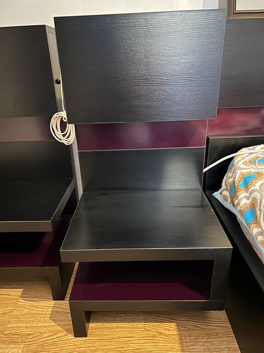 Комплект нощни шкафчета с вградено осветление