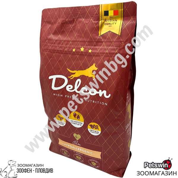 Пълноценна Хипоалергенна Храна за Кучета - 10кг- Hypoallergenic-Delcon
