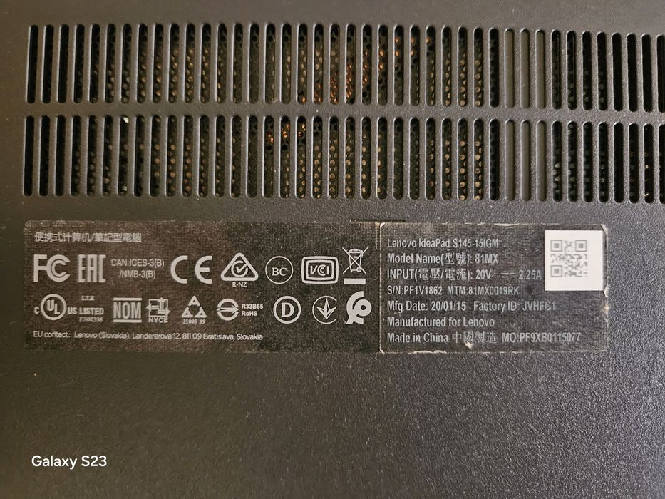 Lenovo IdeaPad S145-15IGM