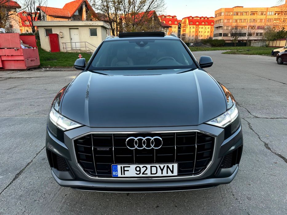 Audi Q8-5.0 TDi-hibrid-SLine-panoramic-interior competition-SCHIMB!