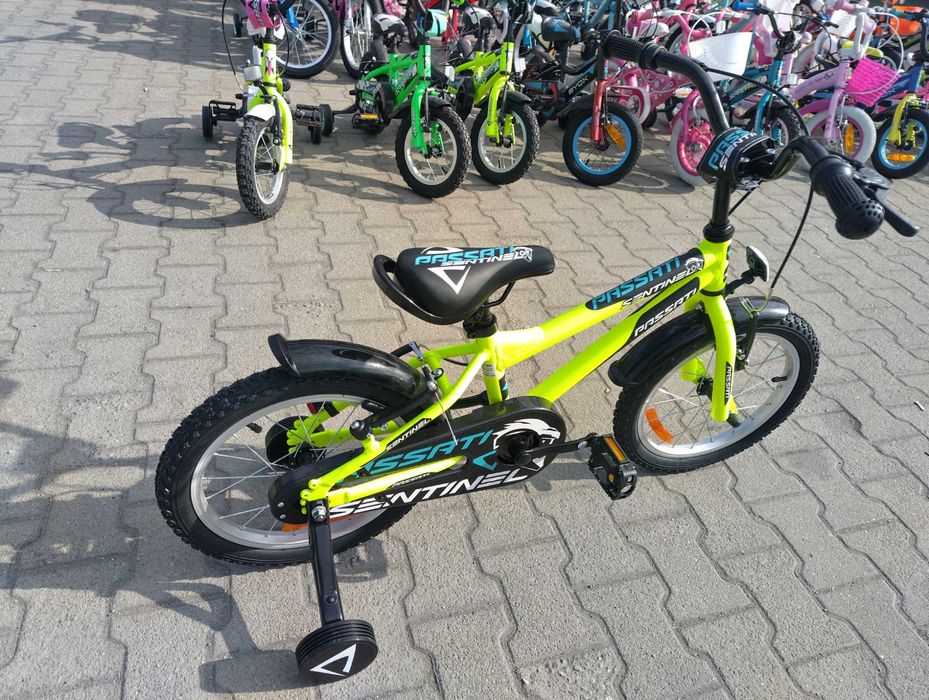 PASSATI Алуминиев велосипед 16" SENTINEL жълт
