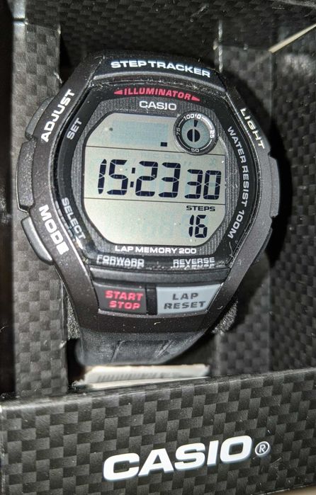 Часы Casio. Шагомер. Вибросигнал.  2 модели одним лотом