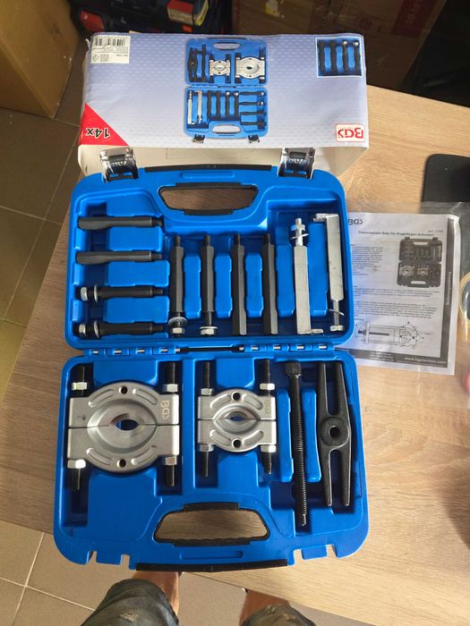 Set cutite de despicat BGS pentru rulmenți cu bile, 14 bucăți, 1 bucată, 7750