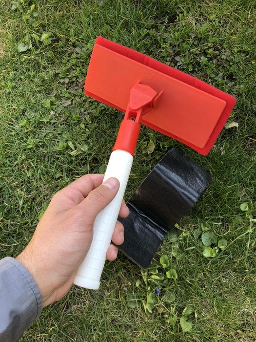 Racletă cu 2 lavete pt curățat geamuri/acvarii