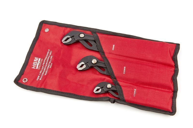 Комплект тръбни клещи тип гарги 3 бр.