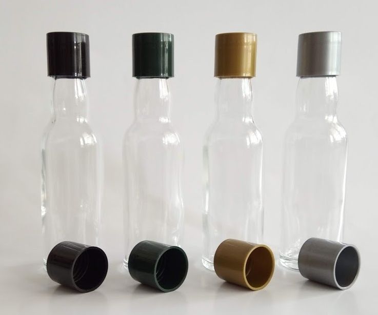 Бурканче, Буркани, Бурканчета, Бутилки, Стъклени, 25 и 40 мл, Капачки