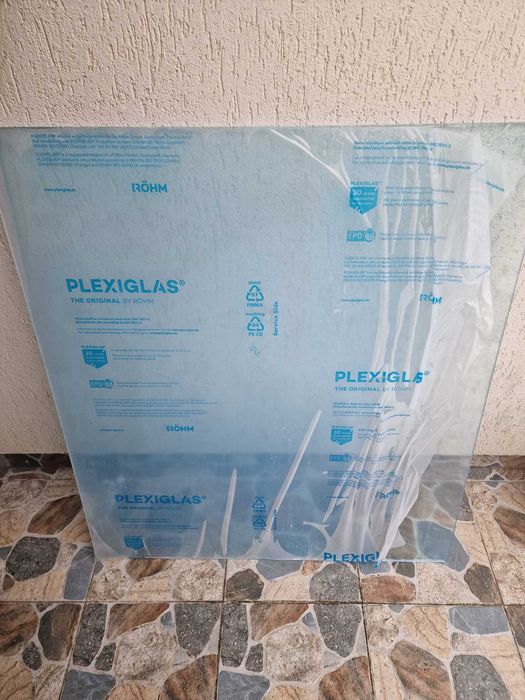 Placa plexiglas transparent grosime 8 mm