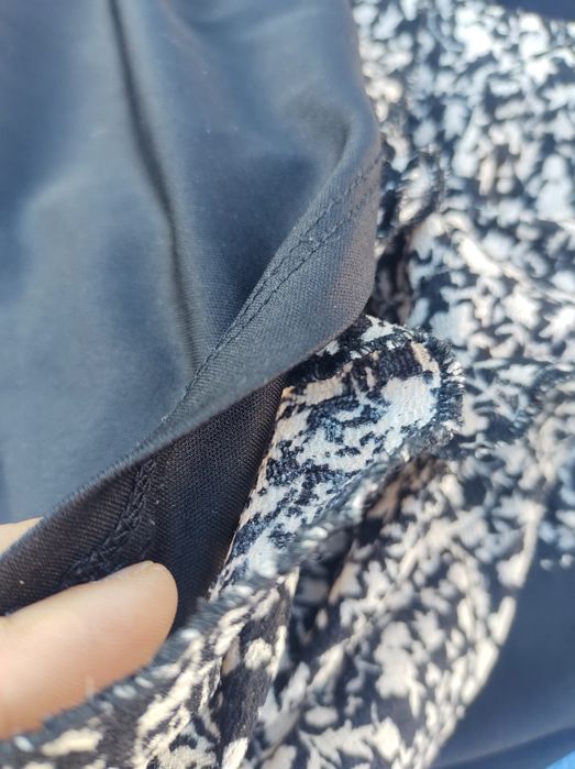 Rochie lunga volane si flori jersey Reserved L