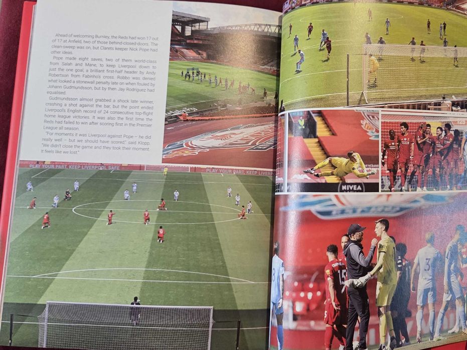 Champions 19/20. Liverpool FC Official Premier League Winners Book