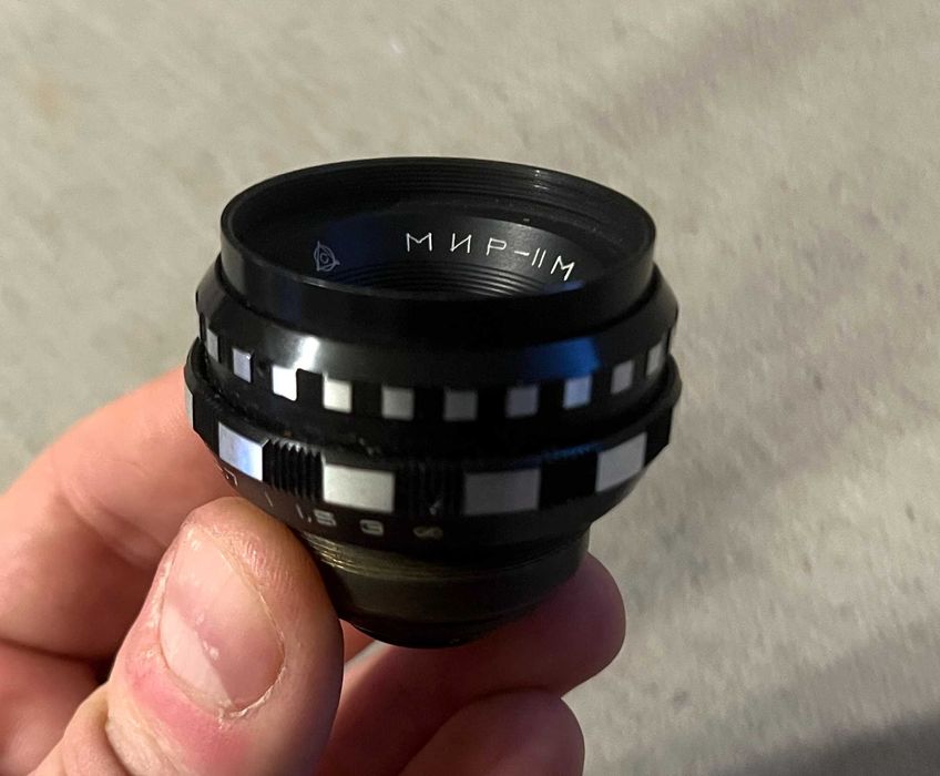 Obiectiv MIR 11M 12mm f2 cine Kiev 16mm wide angle rar