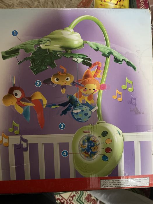 Fisher Price Музикална въртележка за легло