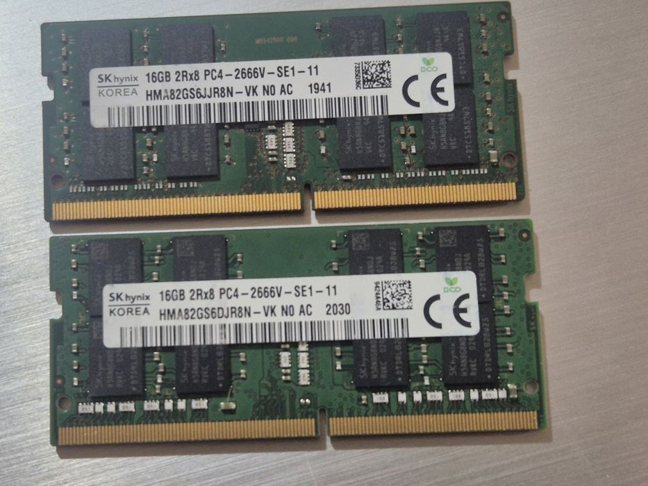 32GB/2x16GB RAM DDR4/2666