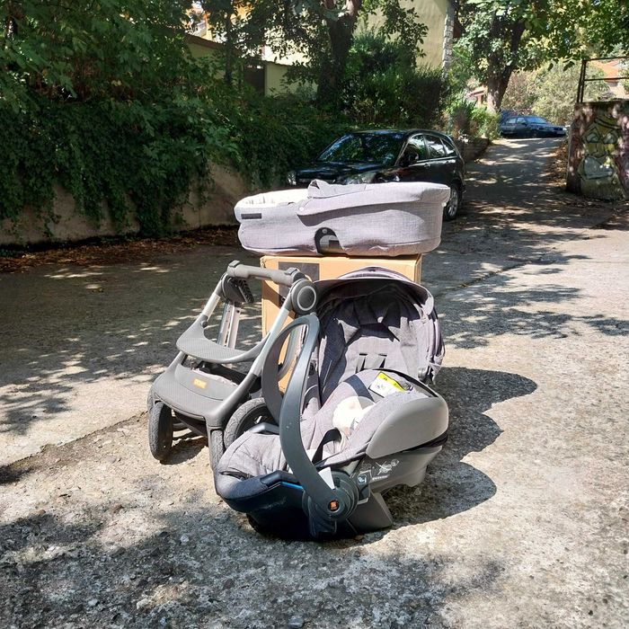 Количка Stokke Scoop, 3 конфигурации -  кош, седалка и кошче за кола