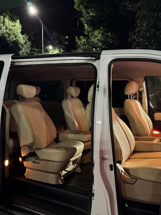 Hyundai Starex avtomobilida qulay va ishonchli tranfer xizmati