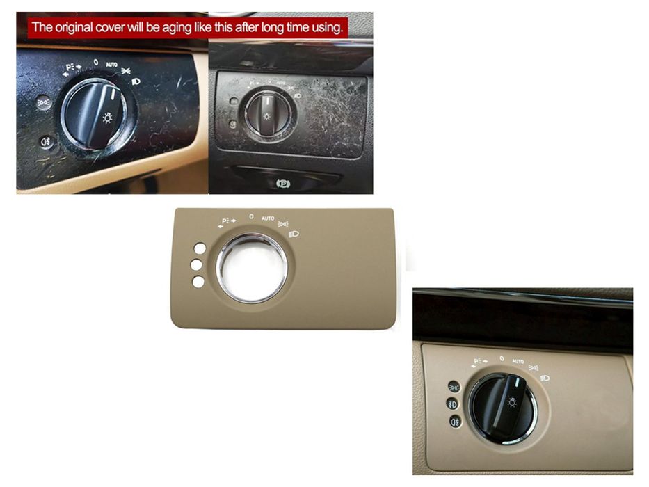 Бленда за ключ за ел.фарове за Mercedes ML W 164