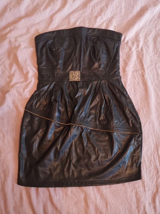 Кожена дамска рокля