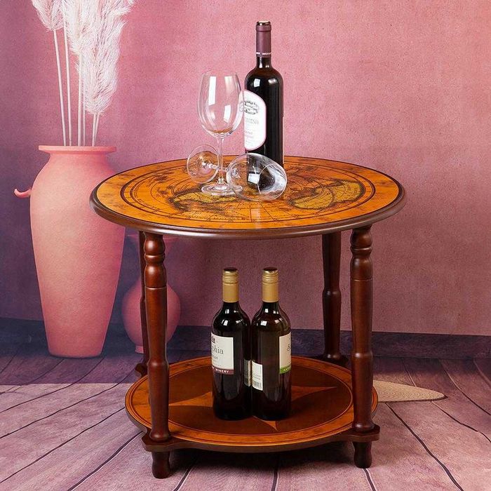 Нова Масичка Помощна Холна Маса за Сервиране с Карта