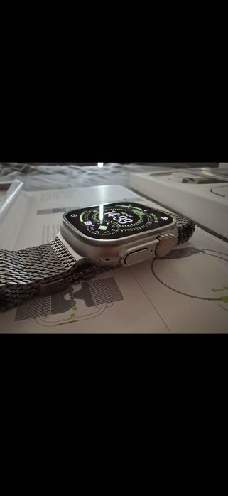 Apple Watch Ultra 3, GPS + Cellular, Корпус Natural Titanium 49mm, Natural Titanium Milanese Loop - Medium