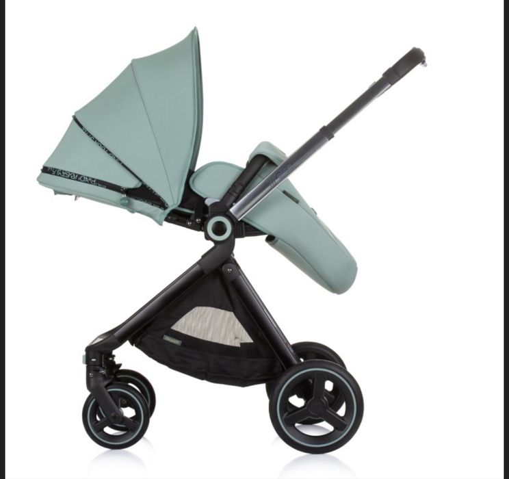Детска количка до22 кг"Елит" пастелно зелено Chipolino