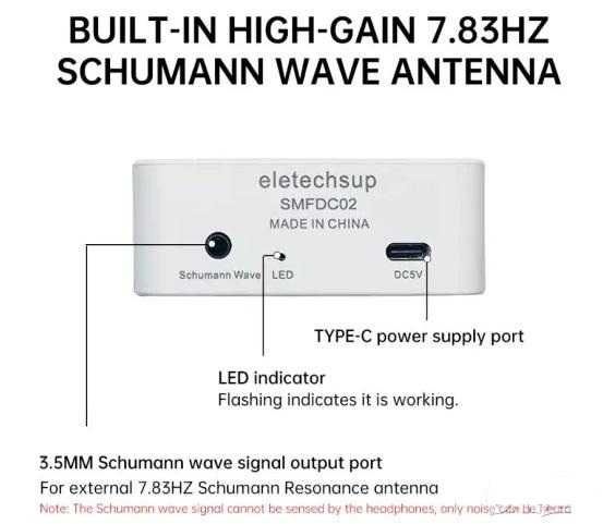 3D Синусоидален Резонансен Генератор Шуманов Резонатор на Шуман 7.83HZ