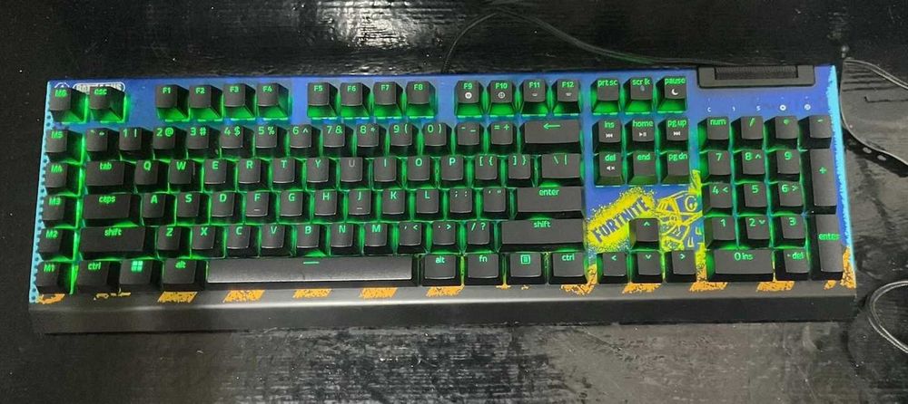 Razer BlackWidow V4 X Fortnite Edition Mechanical Gaming Keyboard (US Layout) Razer Yellow Switches