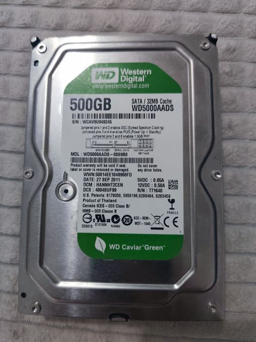 Pachet HDD WD Green + SEAGATE Barracuda