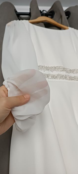 Свадебное платье айвори силуэт А