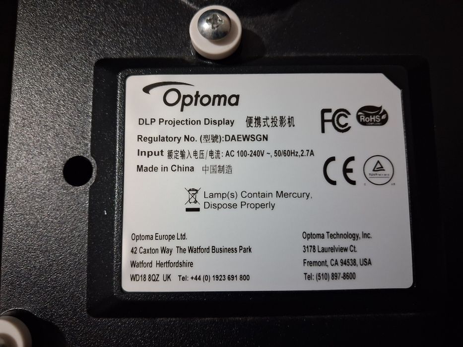 Proiector 3D Optoma H182X