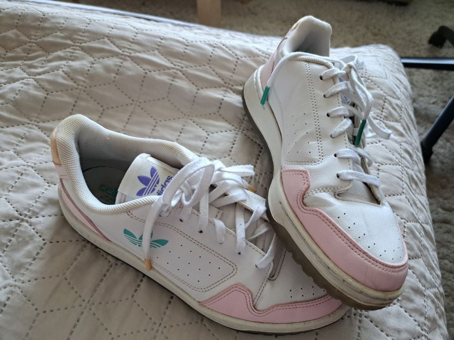 Кожени маратонки на Adidas