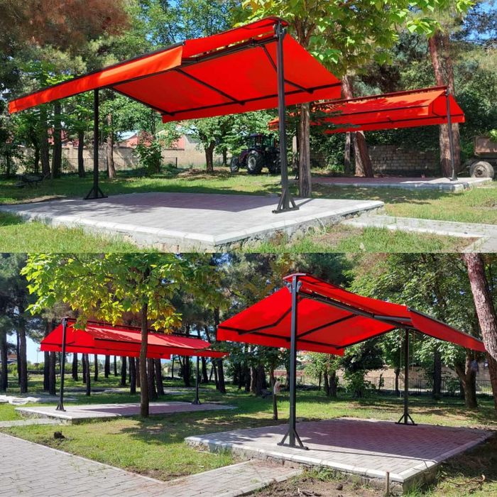 Ikki tomonlama markiza T Markiza Двухсторонняя маркиза Т Маркиза Тент