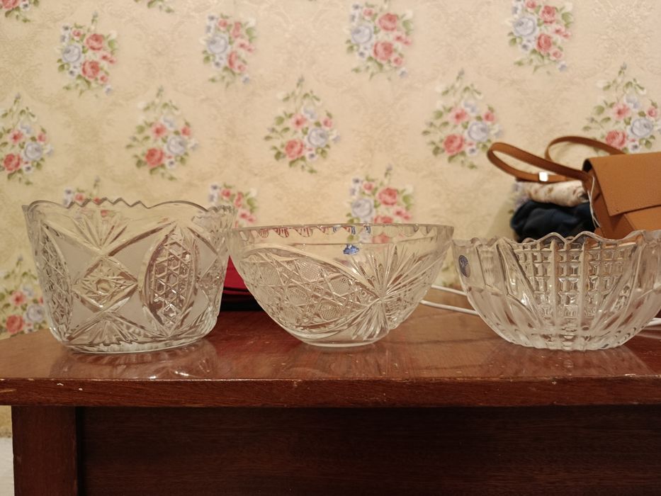 Вазы хрустальные