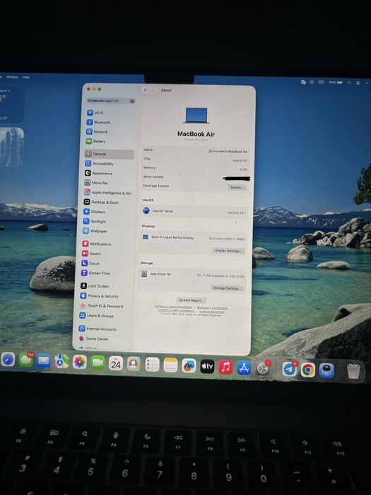 Macbook air m2 15-inch