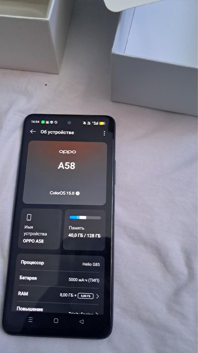 Продам телефон Oppo A58