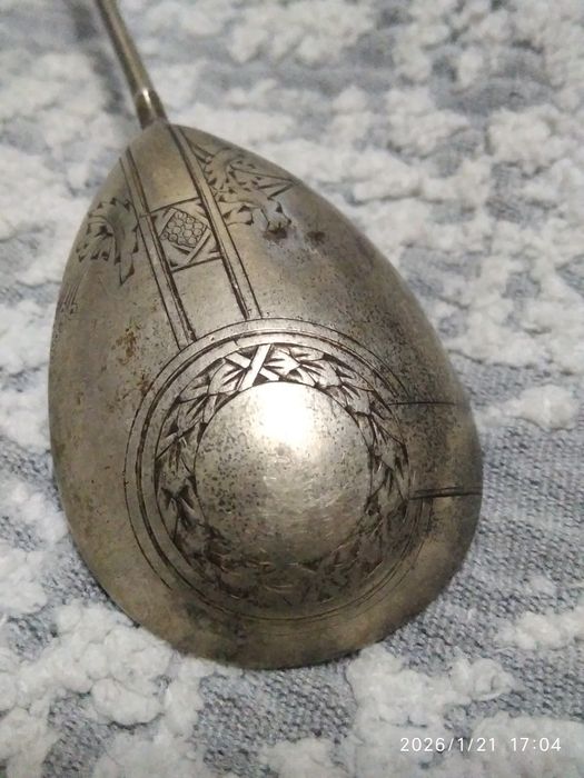 Ложка старинная серебро