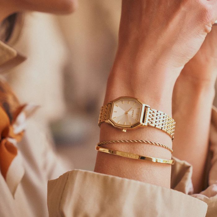 Часы Burker Julia gold white