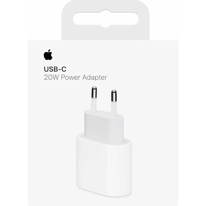 Оригинално захранване за iPhone, iPad и устройства с USB-C порт - Apple 20W USB-C Power Adapter MUVV3ZM/A / Гаранция /