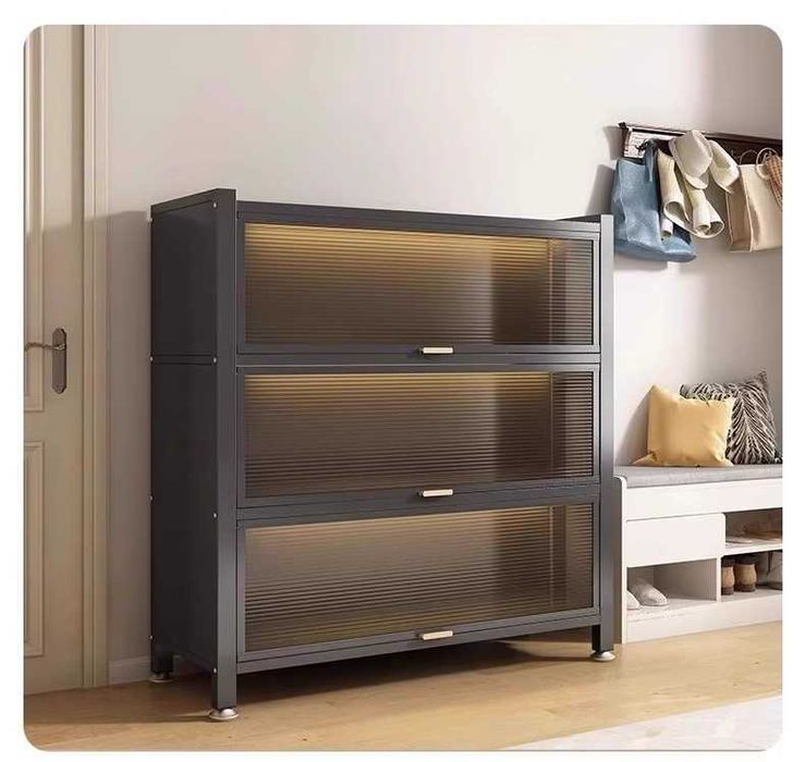 Книжный металлический шкаф/Шкаф с подъемной дверцей