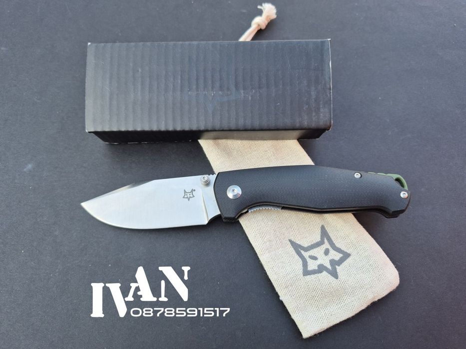 Сгъваем нож FOX-FX-523 Black G10