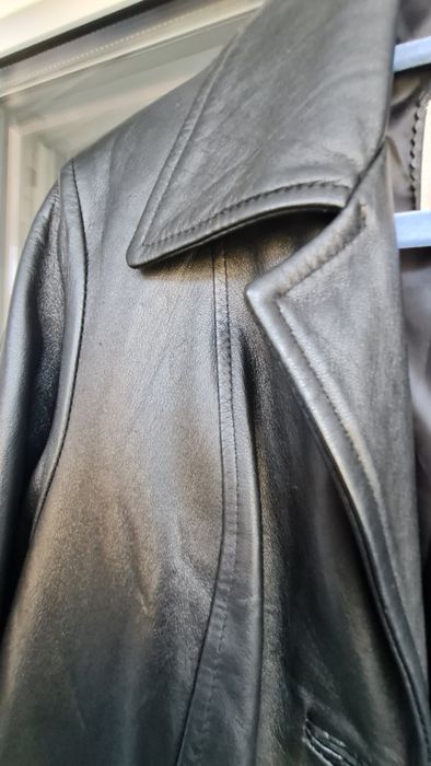 Haina lunga/ pardesiu piele naturala ovine, marime S