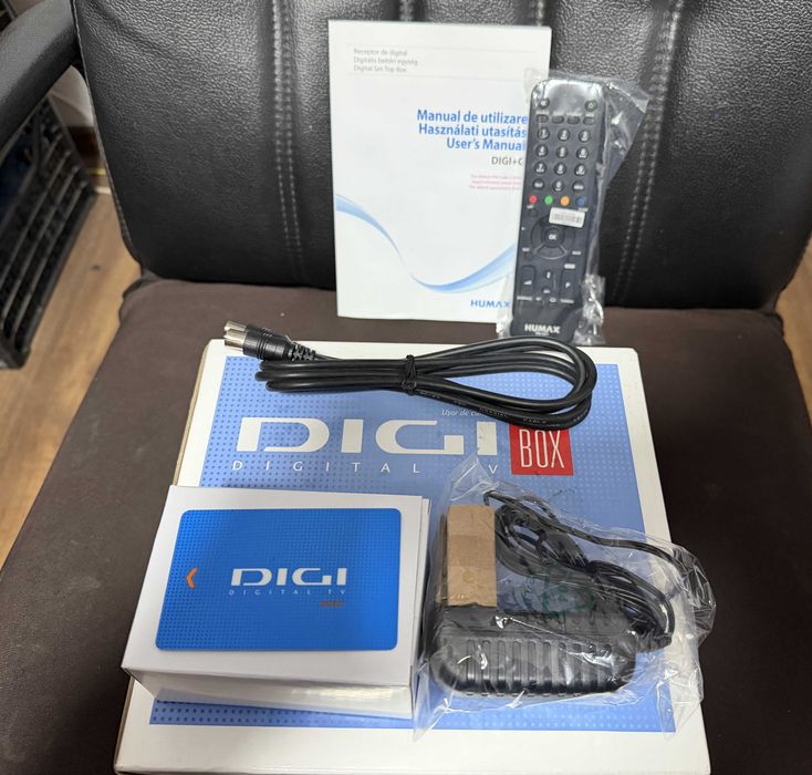 Decodor digi humax nou la cutie cu cartela decodor digi humax reciver ...