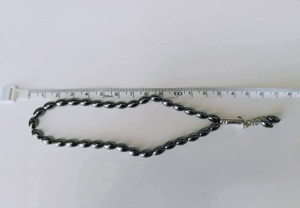 Rozariu (Tasbih) cu margele de hematit natural