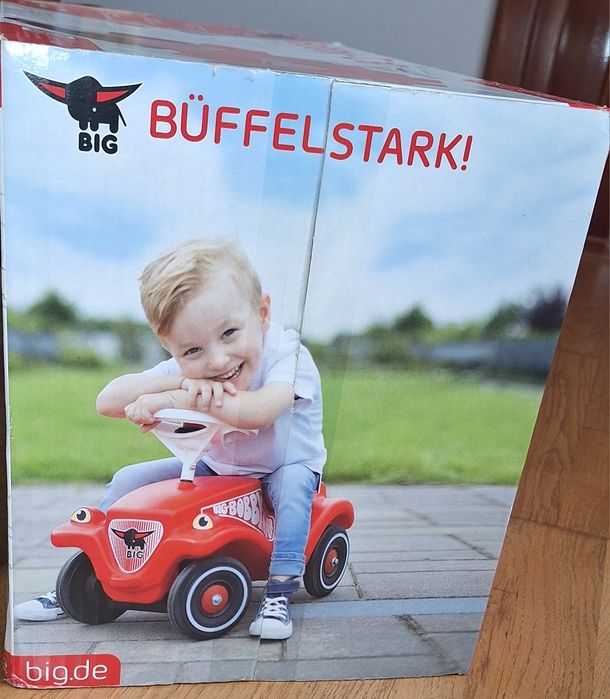 Masinuta Ride-on Big - Bobby Car Clasic, rosu,sigilata
