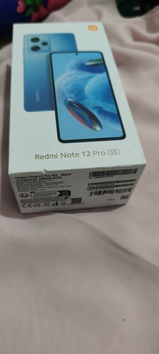Redmi note 12pro 5G 8/256 60мын