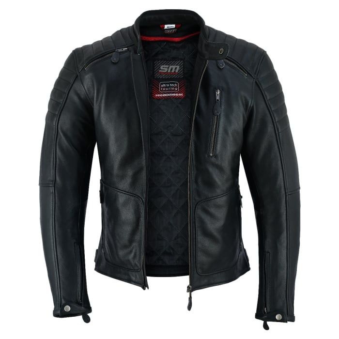 Geaca moto piele naturala SM Presto marimea M, L, XL, 2XL Noua!