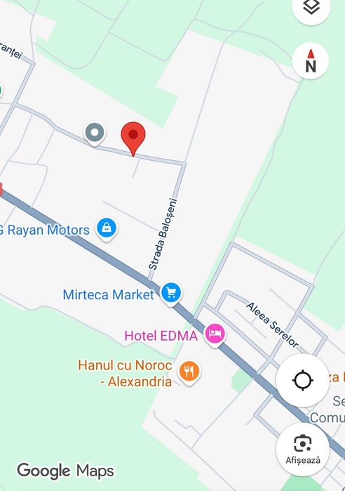 Teren intravilan 860 mp – Nanov, toate utilitățile, POT 40%, P+2