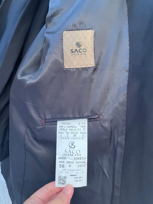 Продам костюм тройка чёрный