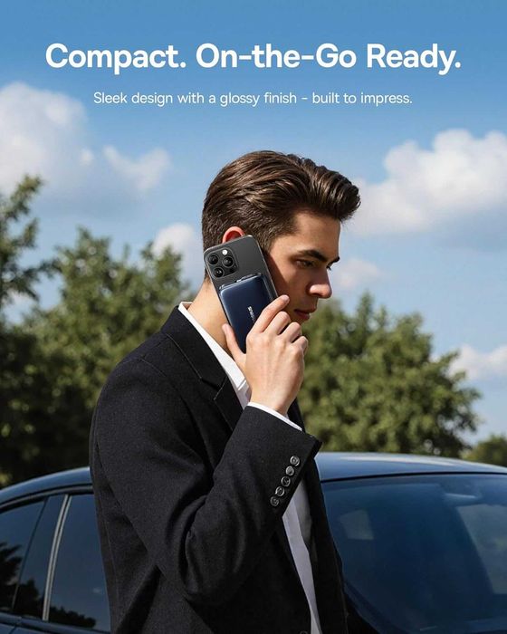 Външна батерия Baseus Picogo Magsafe, 10000mAh Qi2.2 сертифицирана